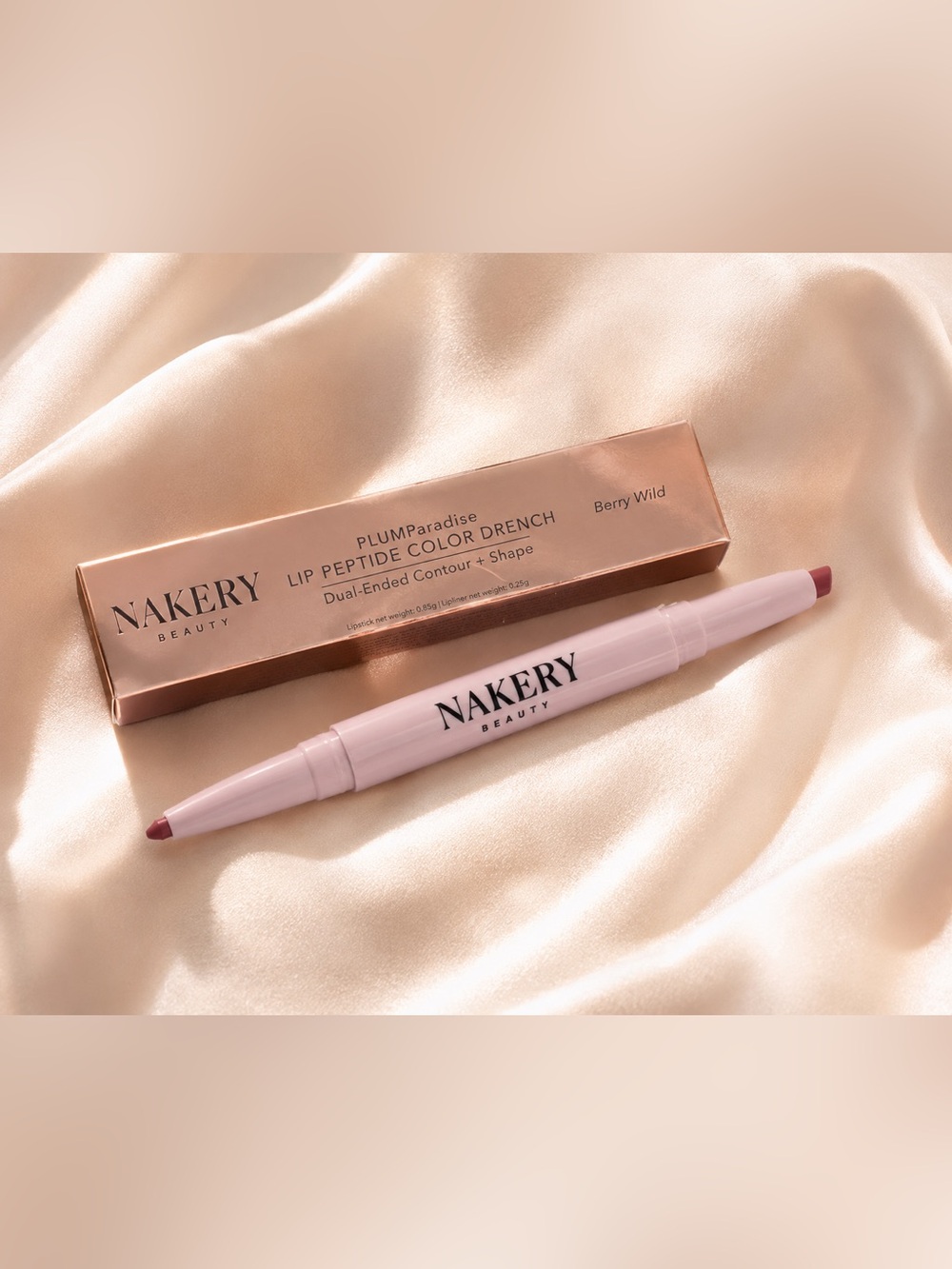 NAKERY Beauty PLUMParadise Lip Peptide Color Drench – Berry Wild